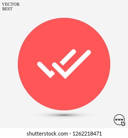 check mark vector icon 10 eps