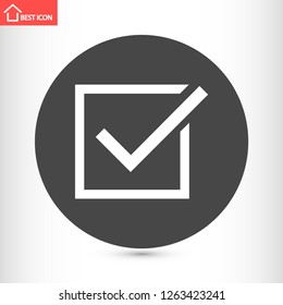 check mark vector icon 10 eps