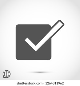 check mark vector icon 10 eps