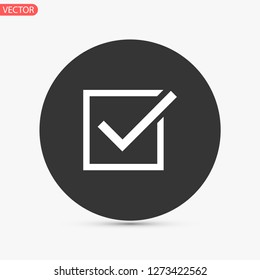 check mark vector icon 10 eps