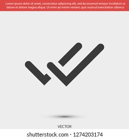 check mark vector icon 10 eps