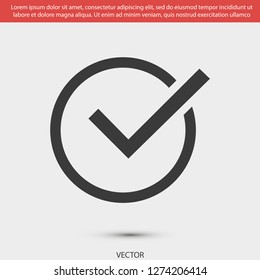 check mark vector icon 10 eps