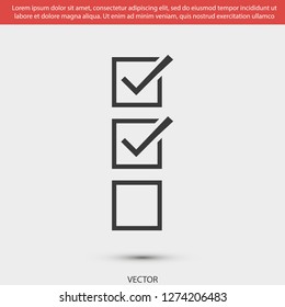 check mark vector icon 10 eps