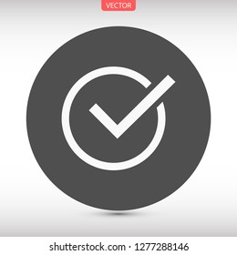 check mark vector icon 10 eps