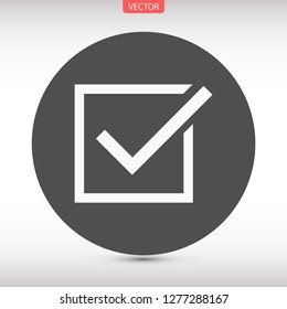 check mark vector icon 10 eps