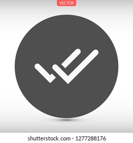 check mark vector icon 10 eps