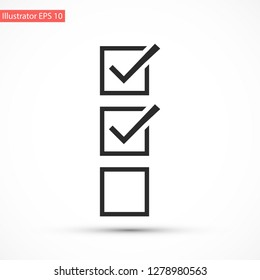 check mark vector icon 10 eps