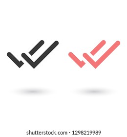 check mark vector icon 10 eps