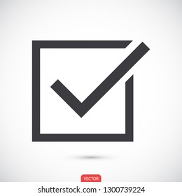check mark vector icon 10 eps
