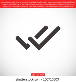 check mark vector icon 10 eps