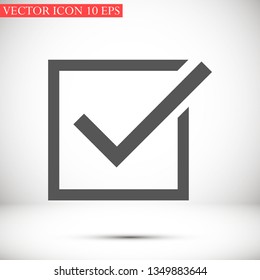 check mark vector icon 10 eps