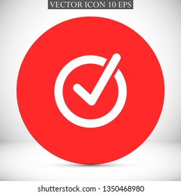 check mark vector icon 10 eps