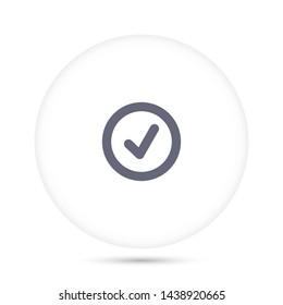 check mark vector icon 10 eps , Lorem ipsum Flat design