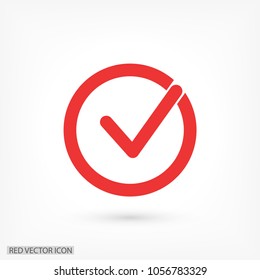 Check mark  vector icon
