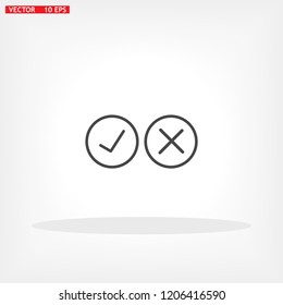 check mark Vector icon