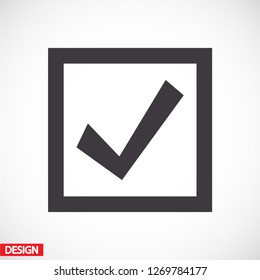 check mark vector icon