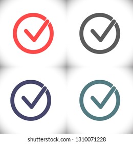 Check mark  vector icon
