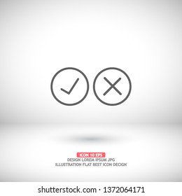 check mark Vector icon