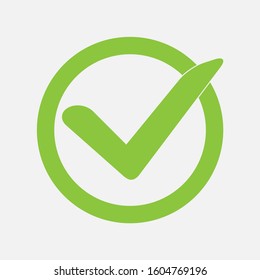 Check mark vector icon vector