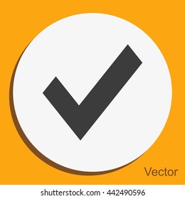 Check mark vector icon	