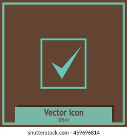 Check mark vector icon