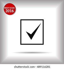 Check mark vector icon