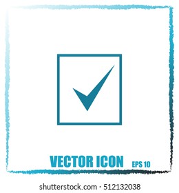 Check mark vector icon