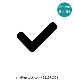 Check mark vector icon