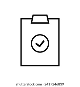 Check mark vector icon. Approval illustration symbol. ok sign or logo.