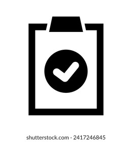 Check mark vector icon. Approval illustration symbol. ok sign or logo.
