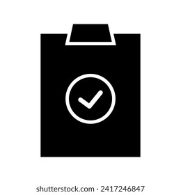 Check mark vector icon. Approval illustration symbol. ok sign or logo.