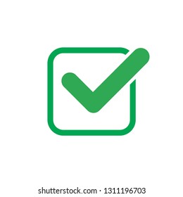 Check mark vector icon, approved ok symbol - Vector 