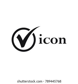 check, check mark vector icon, check mark button icon 