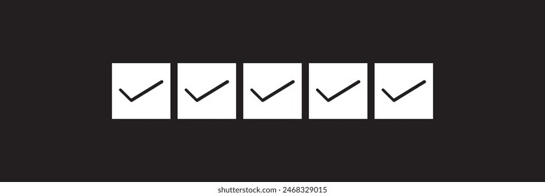 Check Mark vector icon design eps 10