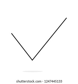 Check mark vector icon , eps 10