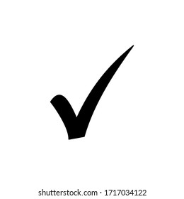 Check Mark vector icon isolated