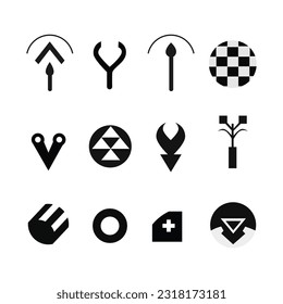 Check mark vector icon set black and white, Check mark vector icon and sign for your application, Green check mark icons set. Check mark icon. Green illustration.