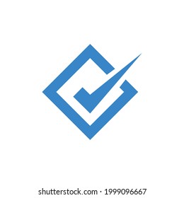 Check mark vector icon and sign for your application