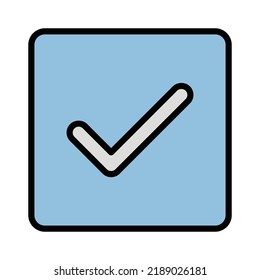 Check Mark Vector icon which can easily modify or edit

