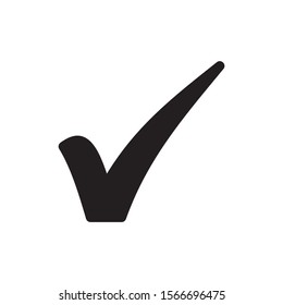check mark vector icons. Checklist icon vector symbol isolated