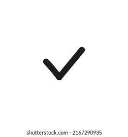 Marcar iconos vectoriales. Símbolo de icono de lista de verificación aislado