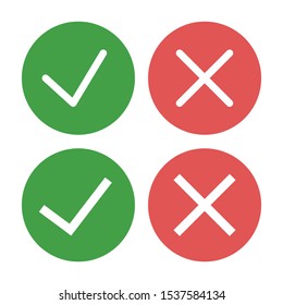 Check mark vector illustration icon, approved ok symbol