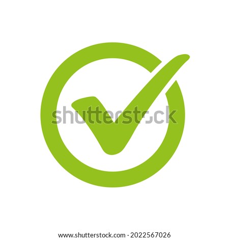 Check mark vector illustration icon