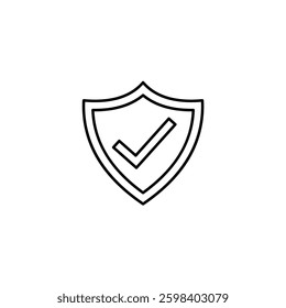 Check Mark vector line icon icons design