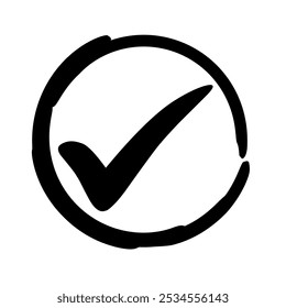 Vector Check Mark con diseño de moda
