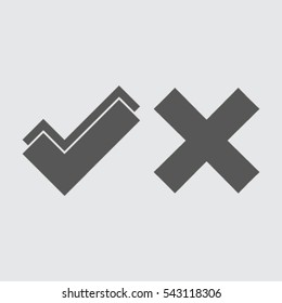 check mark,  vote icon