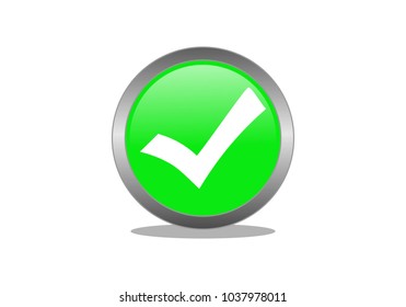Check, mark, vote symbol logo
