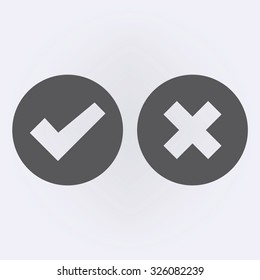 Check marks icon . Vector illustration
