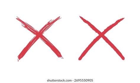 Marcas de verificación sobre un fondo blanco