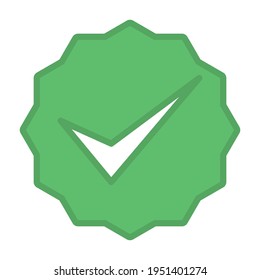 Marcas de verificación, Marcas de marca, Aceptadas, Aprobadas, Sí, Correctas, Correctas, Opciones Derechas, Finalización De Tarea, Votación. - símbolos de marca vectorial en verde. Icono aislado.